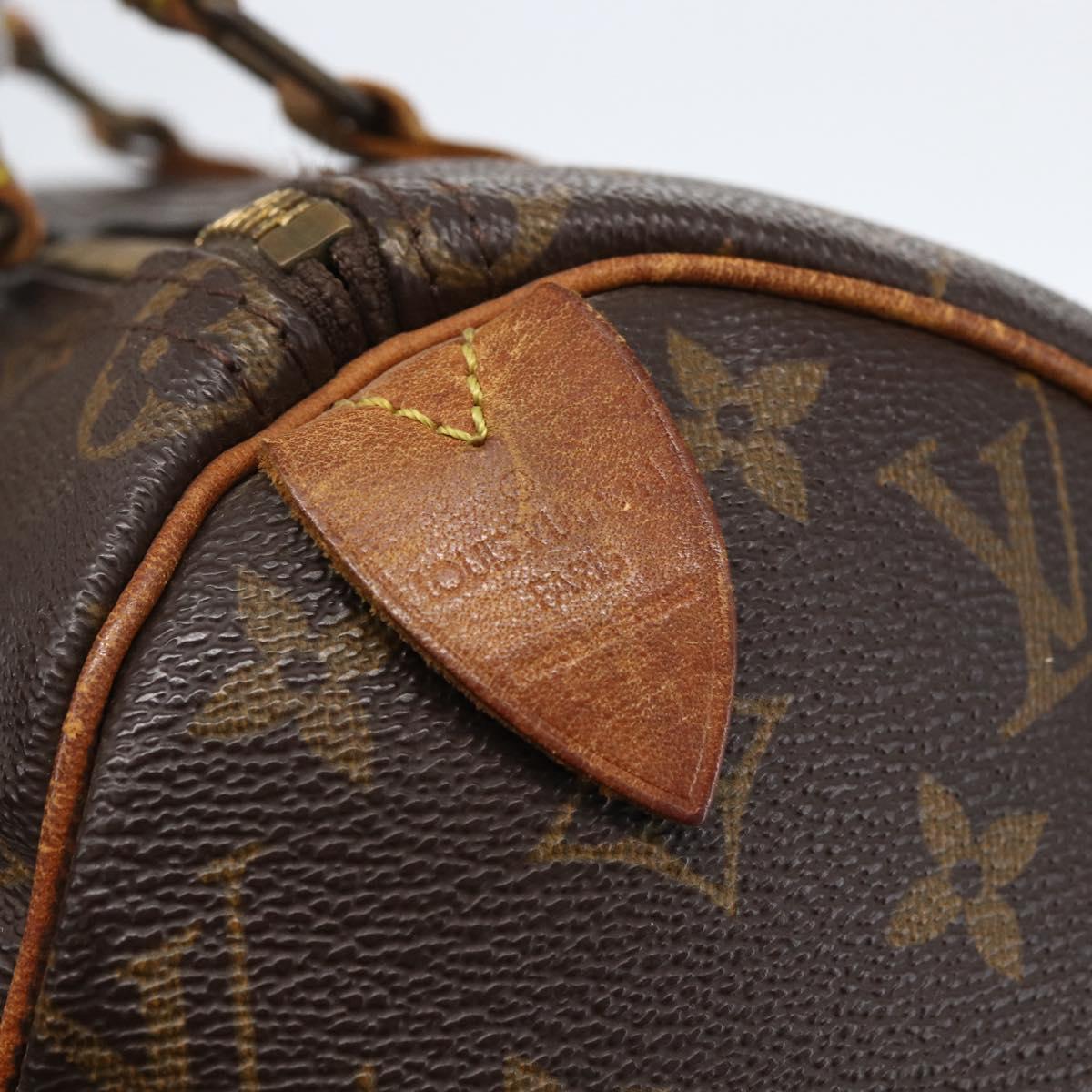 LOUIS VUITTON Monogram Speedy 25 Hand Bag M41528 LV Auth 170166