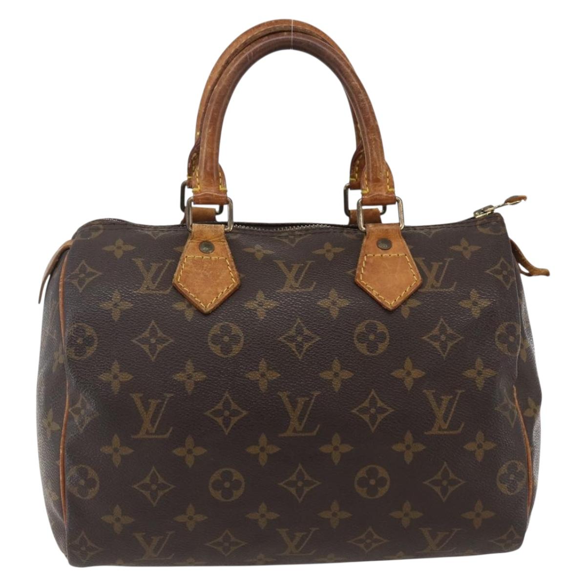 LOUIS VUITTON Monogram Speedy 25 Hand Bag M41528 LV Auth 170166