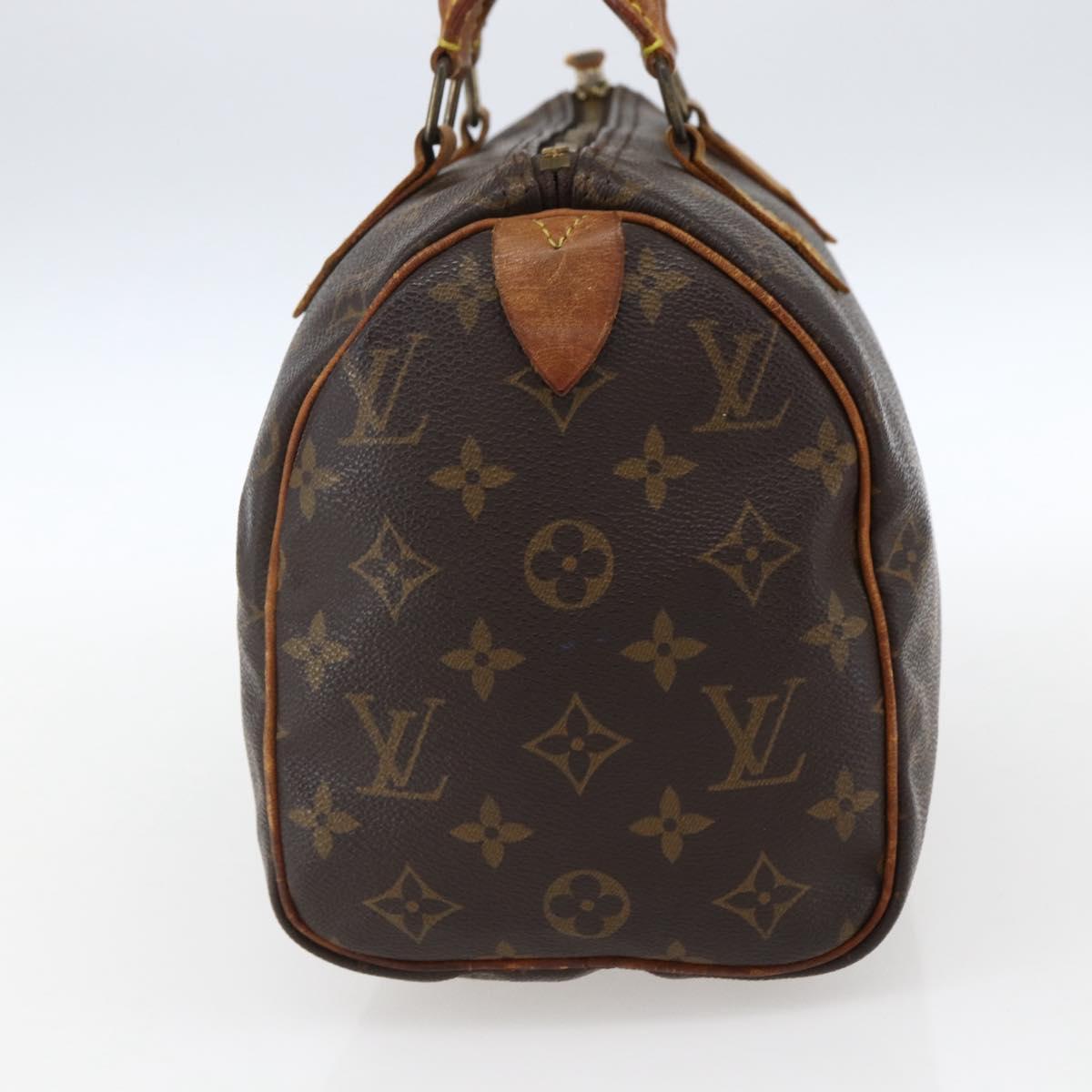 LOUIS VUITTON Monogram Speedy 25 Hand Bag M41528 LV Auth 170166