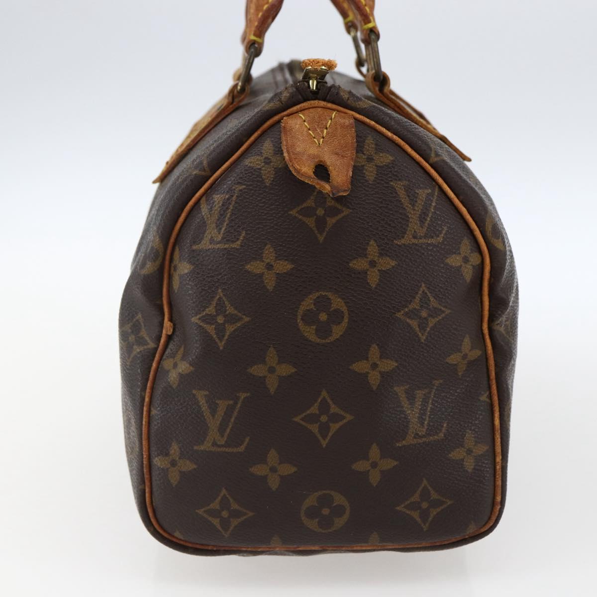 LOUIS VUITTON Monogram Speedy 25 Hand Bag M41528 LV Auth 170166