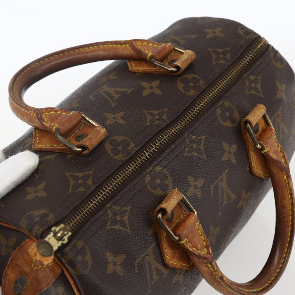 LOUIS VUITTON Monogram Speedy 25 Hand Bag M41528 LV Auth 170166