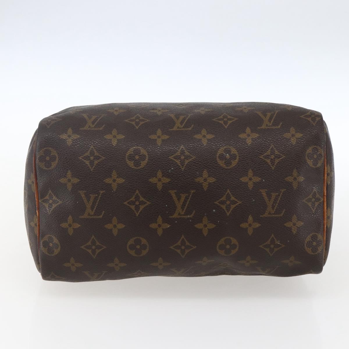 LOUIS VUITTON Monogram Speedy 25 Hand Bag M41528 LV Auth 170166