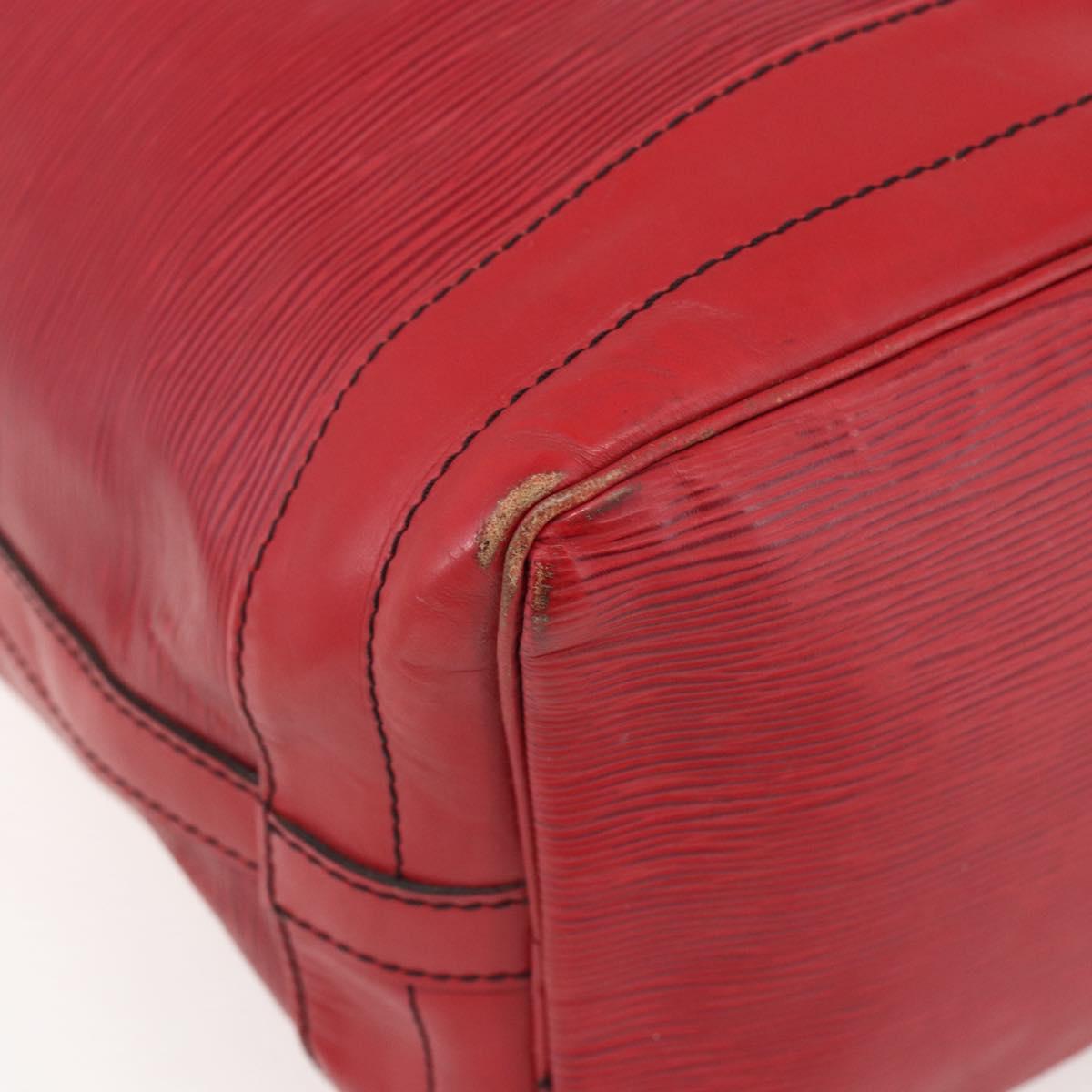 LOUIS VUITTON Epi Noe Shoulder Bag Red M44007 LV Auth 170172