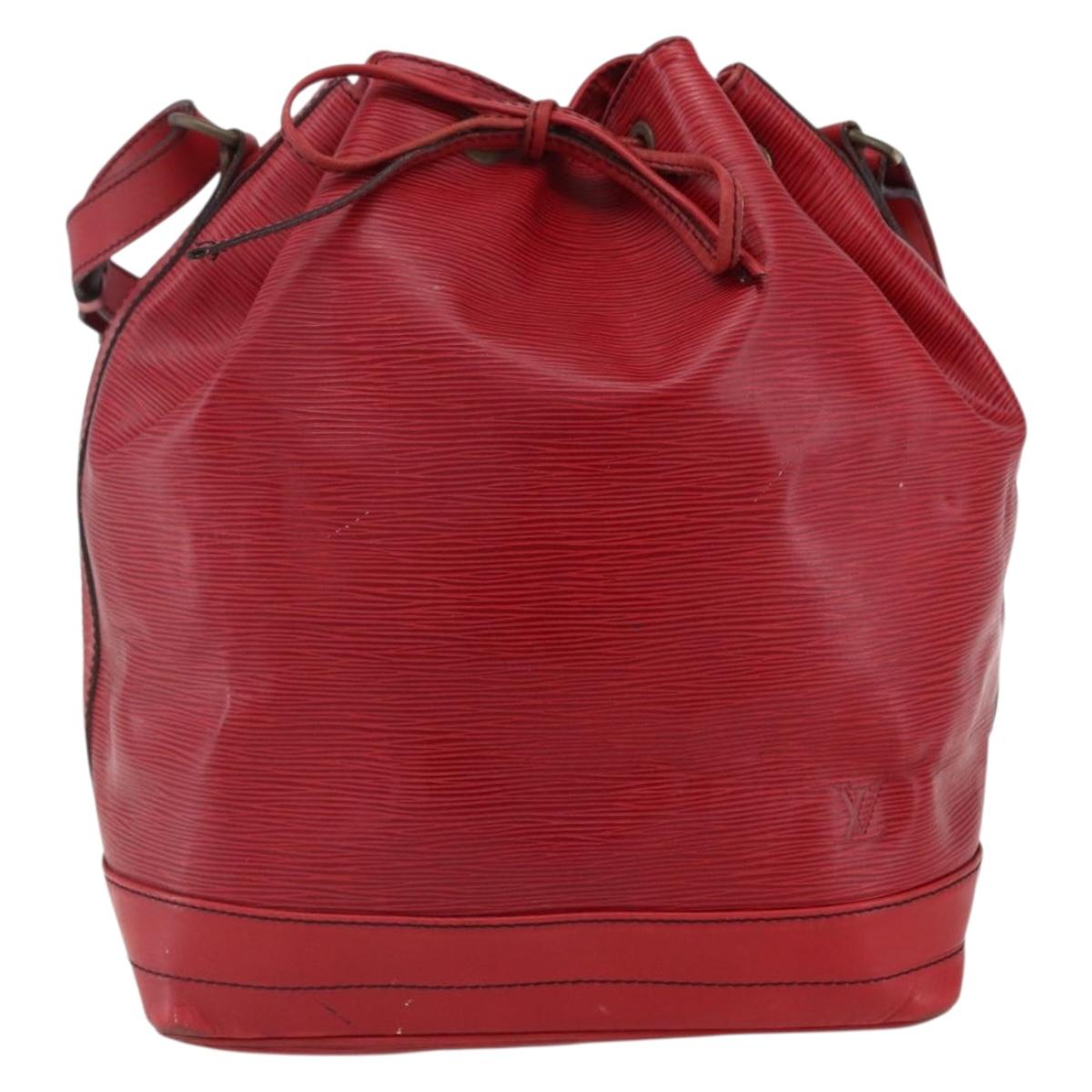 LOUIS VUITTON Epi Noe Shoulder Bag Red M44007 LV Auth 170172