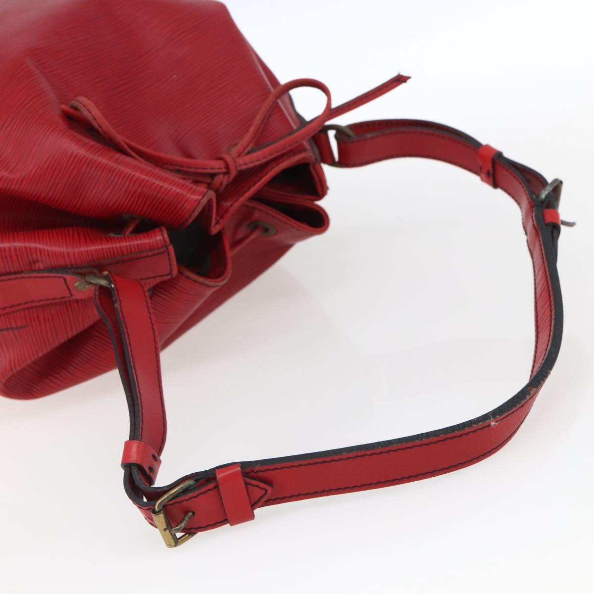 LOUIS VUITTON Epi Noe Shoulder Bag Red M44007 LV Auth 170172