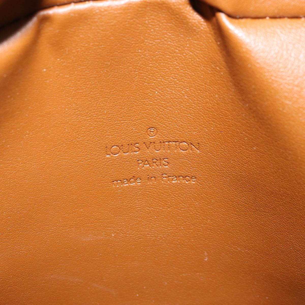 LOUIS VUITTON Monogram Vernis Tompkins Square Bag Bronze M91103 Auth 170176