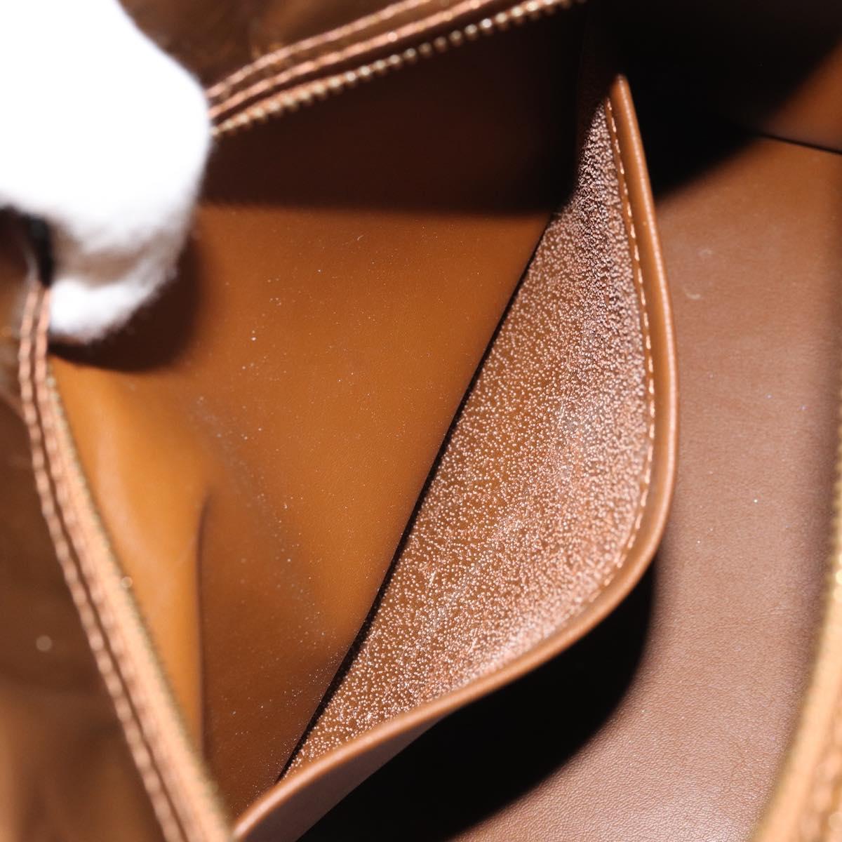 LOUIS VUITTON Monogram Vernis Tompkins Square Bag Bronze M91103 Auth 170176