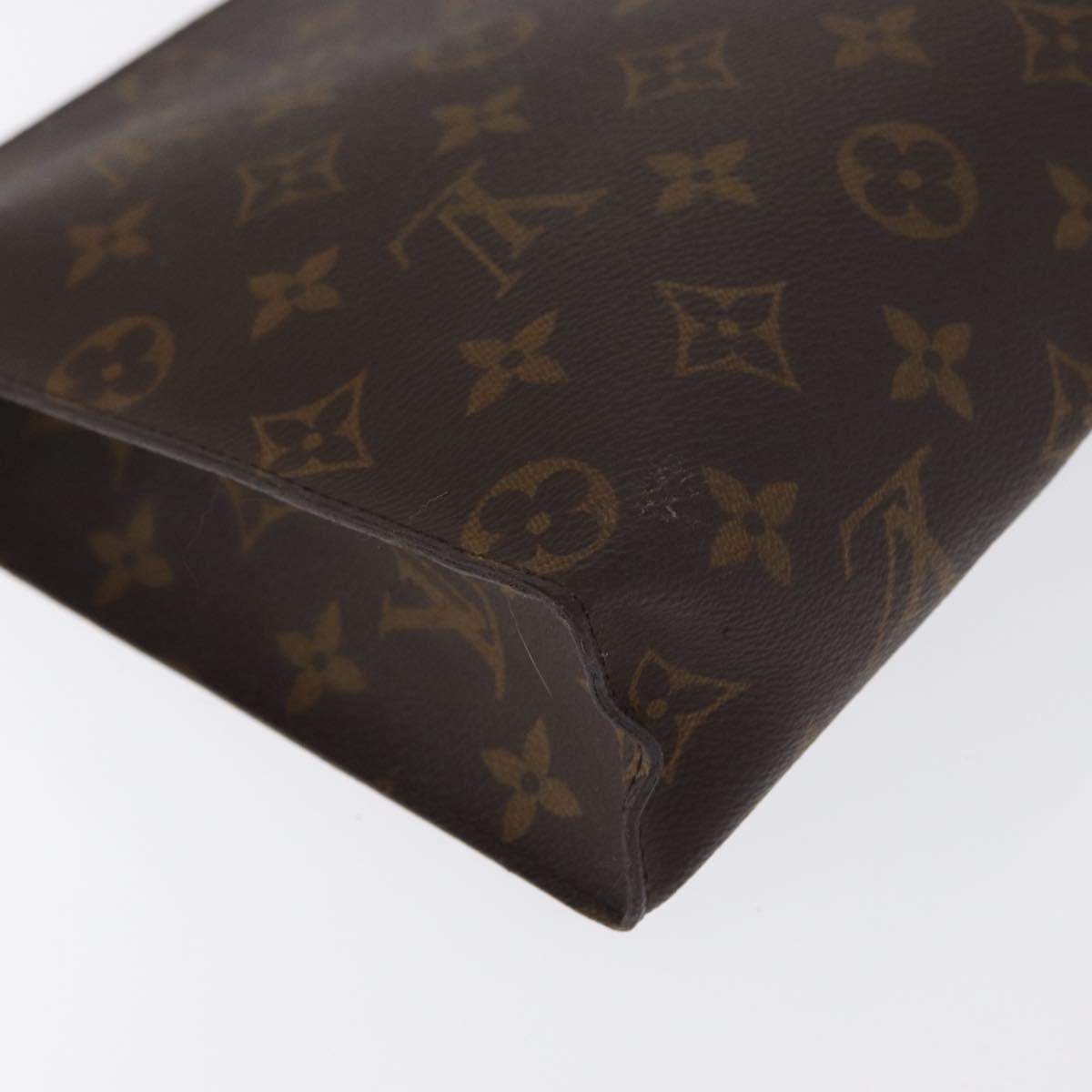 LOUIS VUITTON Monogram Poche Toilette 26 Pouch M47542 LV Auth 170185