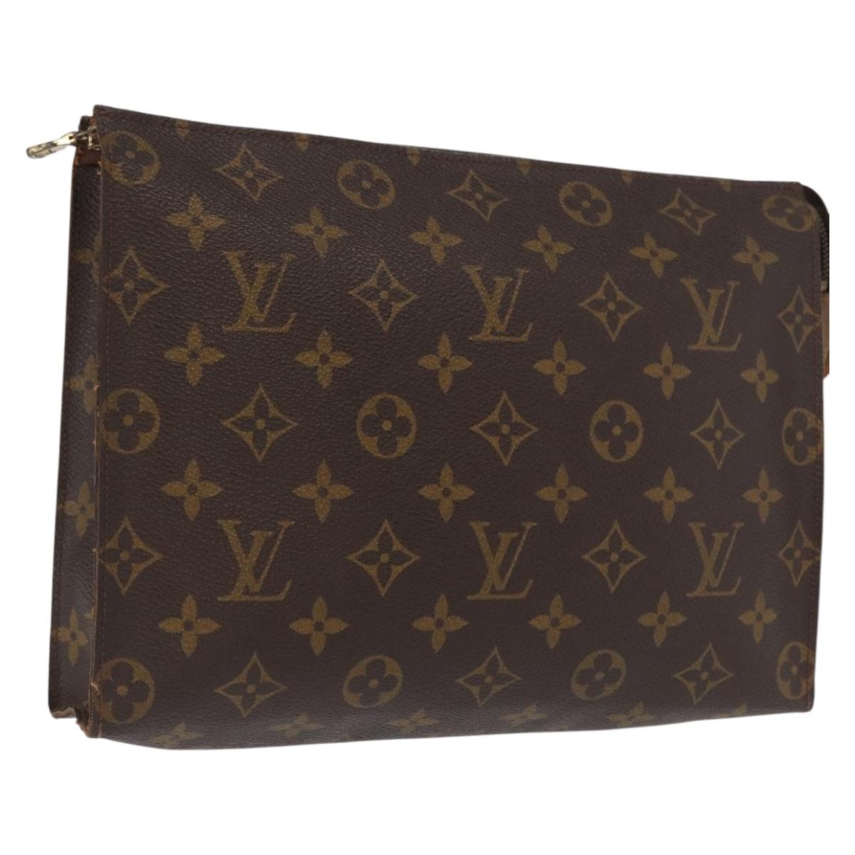 LOUIS VUITTON Monogram Poche Toilette 26 Pouch M47542 LV Auth 170187