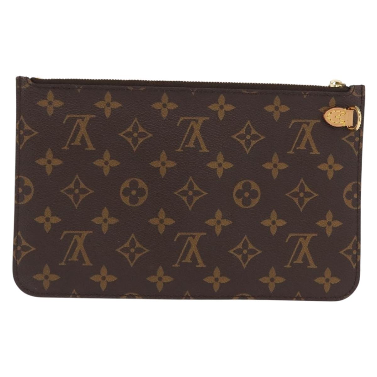 LOUIS VUITTON Monogram Neverfull MM Pouch Accessory Pouch LV Auth 170188