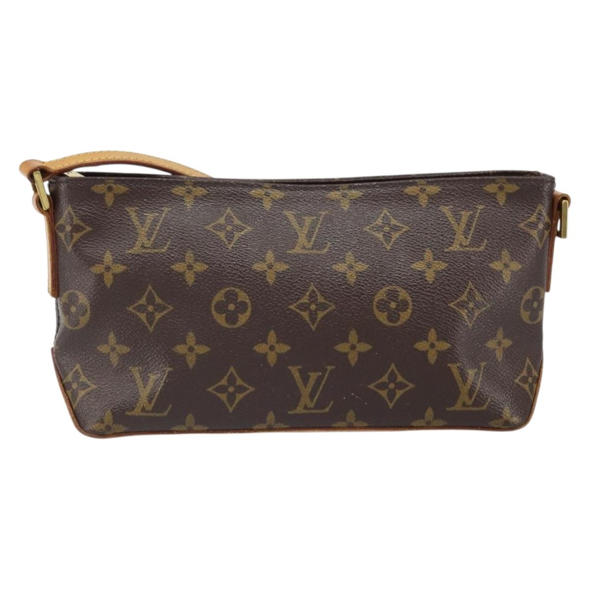LOUIS VUITTON Monogram Trotteur Shoulder Bag M51240 LV Auth 170189