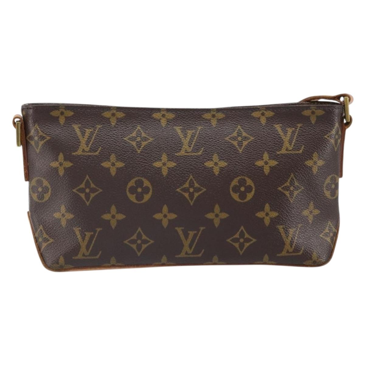 LOUIS VUITTON Monogram Trotteur Shoulder Bag M51240 LV Auth 170189