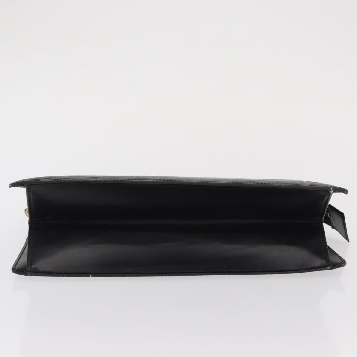 LOUIS VUITTON Epi Trousse Crete Pouch Black M48402 LV Auth 170190