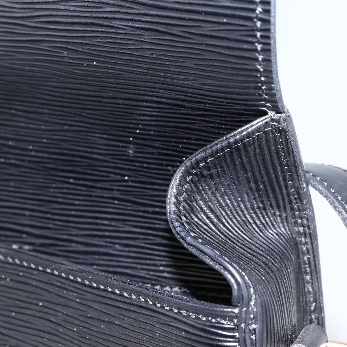 LOUIS VUITTON Epi Saint Cloud GM Shoulder Bag Black Noir M52192 LV Auth 170192