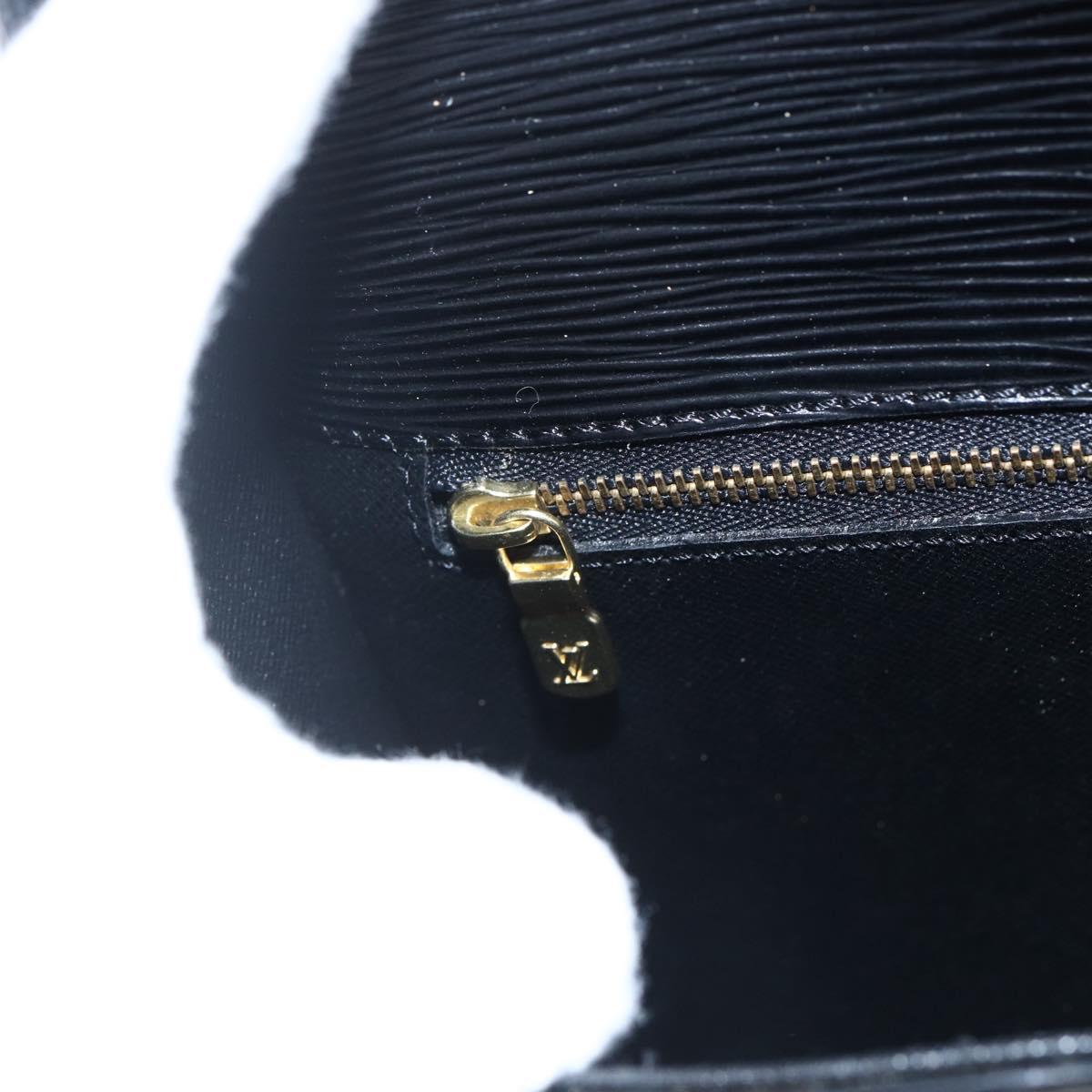 LOUIS VUITTON Epi Saint Cloud GM Shoulder Bag Black Noir M52192 LV Auth 170192