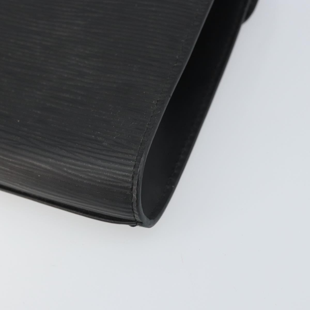 LOUIS VUITTON Epi Art Deco Clutch Bag Black M52632 LV Auth 170193