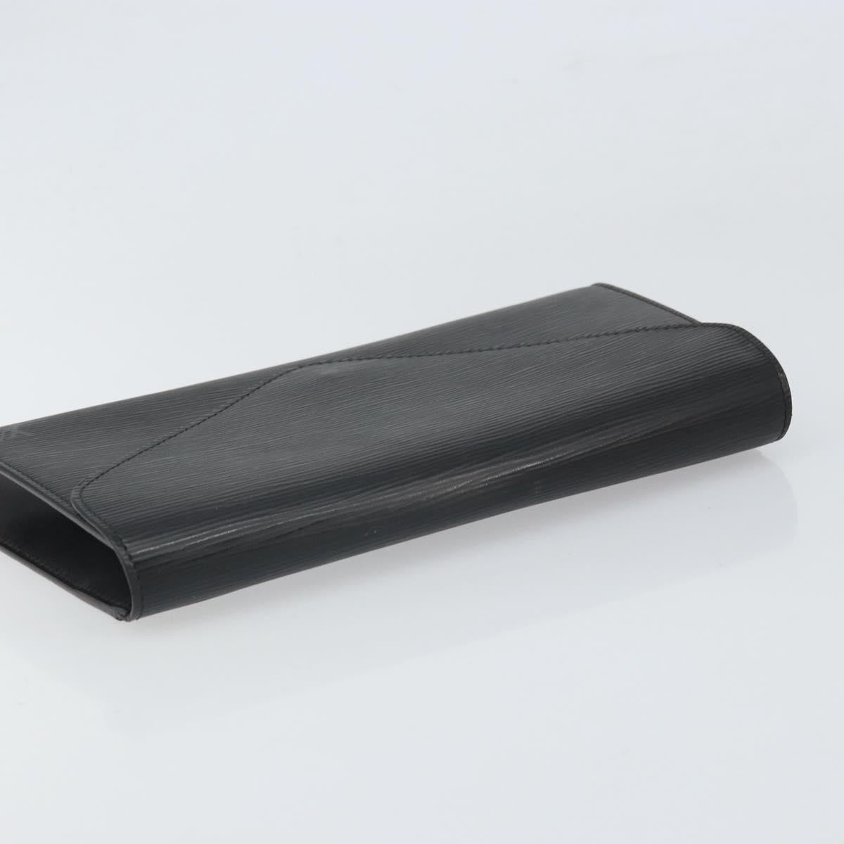 LOUIS VUITTON Epi Art Deco Clutch Bag Black M52632 LV Auth 170193