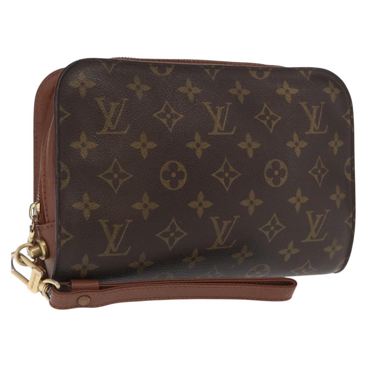 LOUIS VUITTON Monogram Orsay Clutch Bag M51790 LV Auth 170196