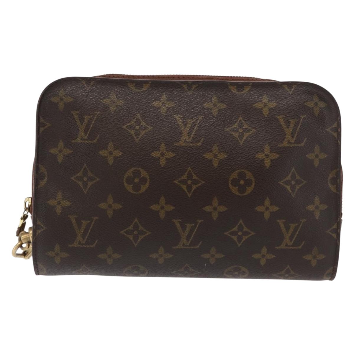 LOUIS VUITTON Monogram Orsay Clutch Bag M51790 LV Auth 170196