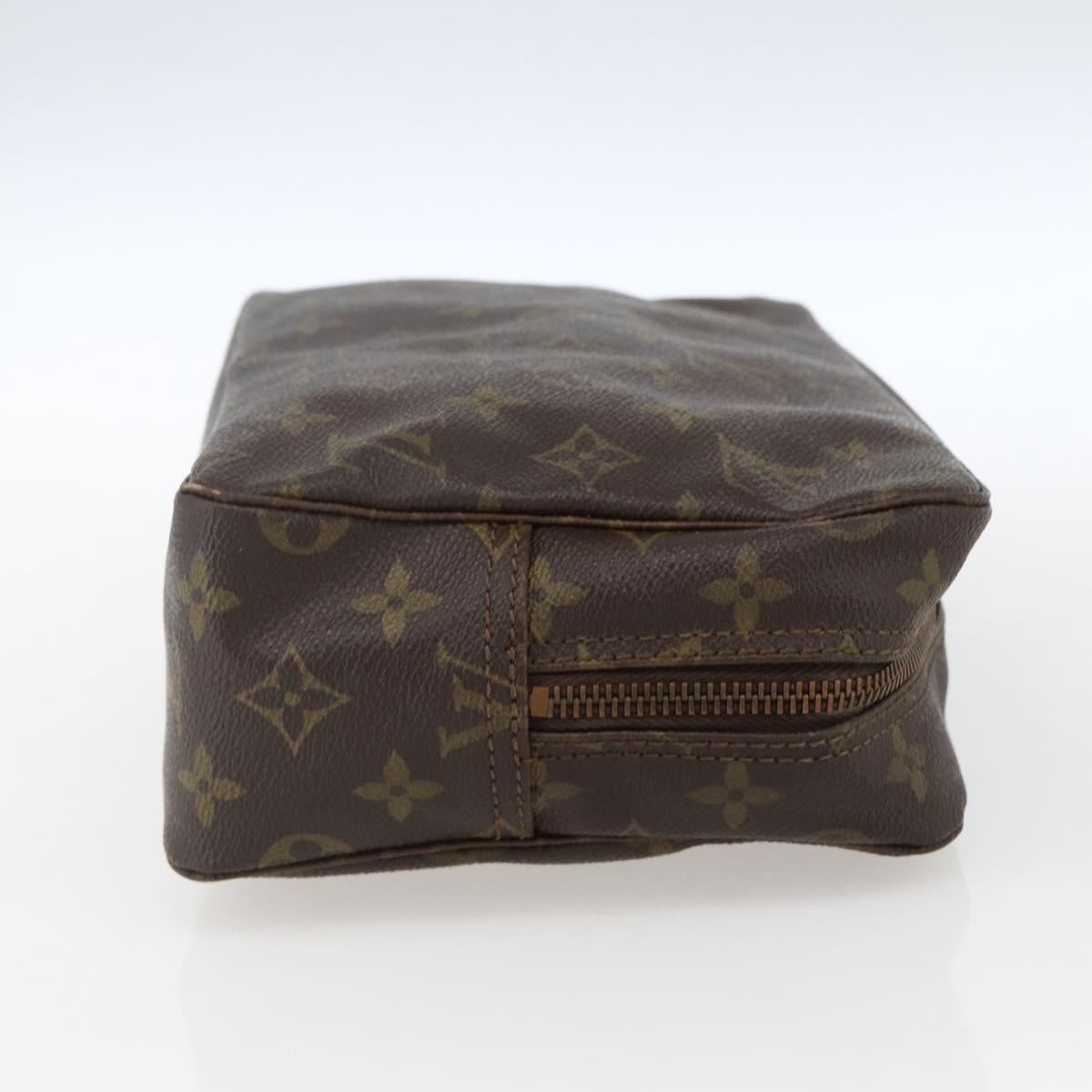 LOUIS VUITTON Monogram Trousse Toilette 28 Clutch Bag M47522 LV Auth 170197