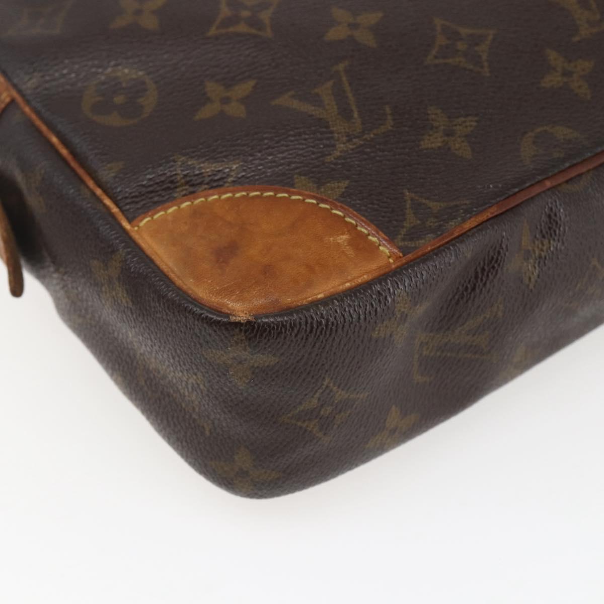 LOUIS VUITTON Monogram Compiegne 28 Clutch Bag M51845 LV Auth 170209