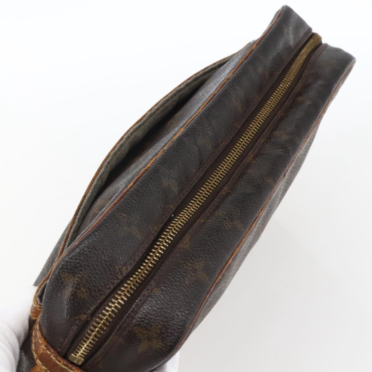 LOUIS VUITTON Monogram Compiegne 28 Clutch Bag M51845 LV Auth 170209