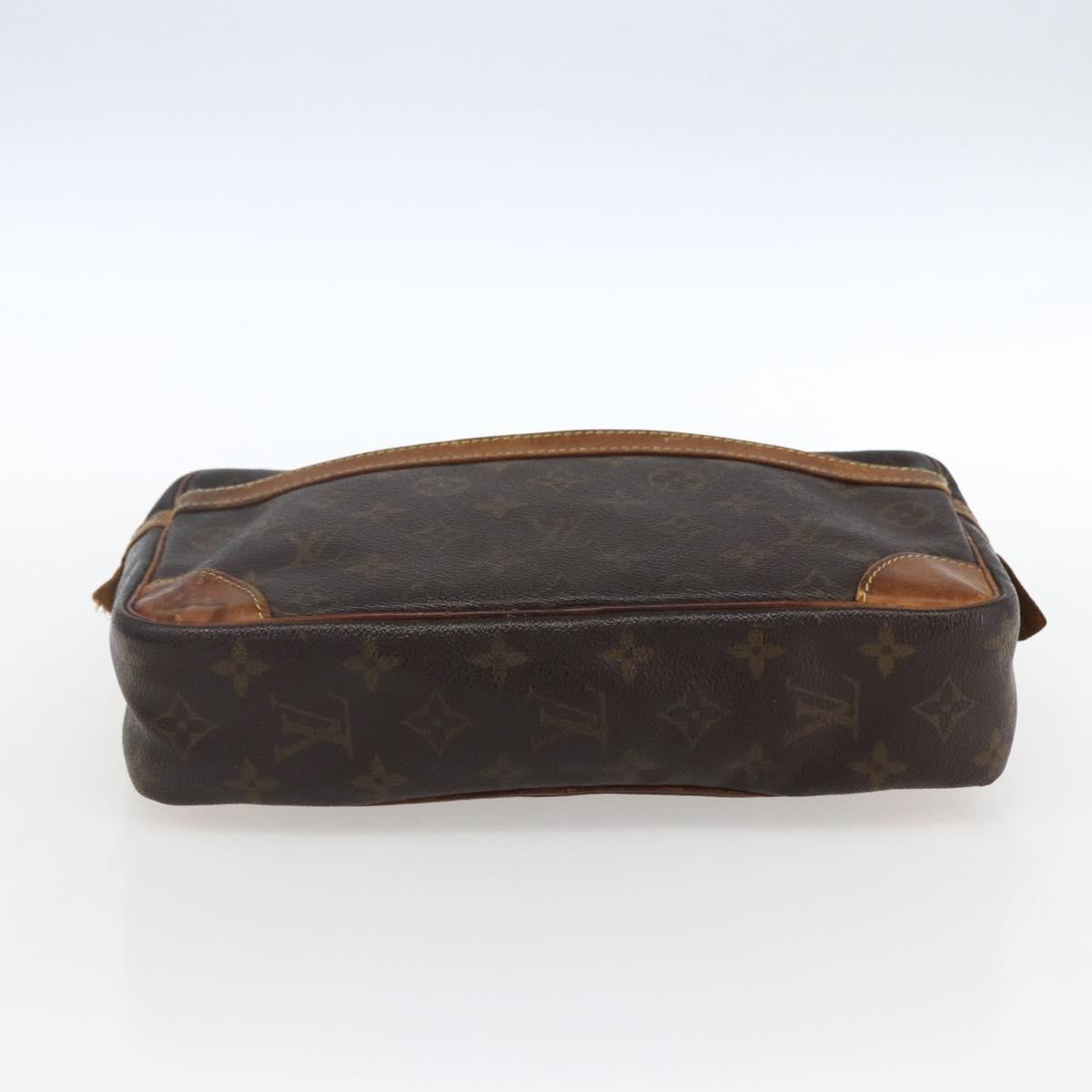 LOUIS VUITTON Monogram Compiegne 28 Clutch Bag M51845 LV Auth 170209