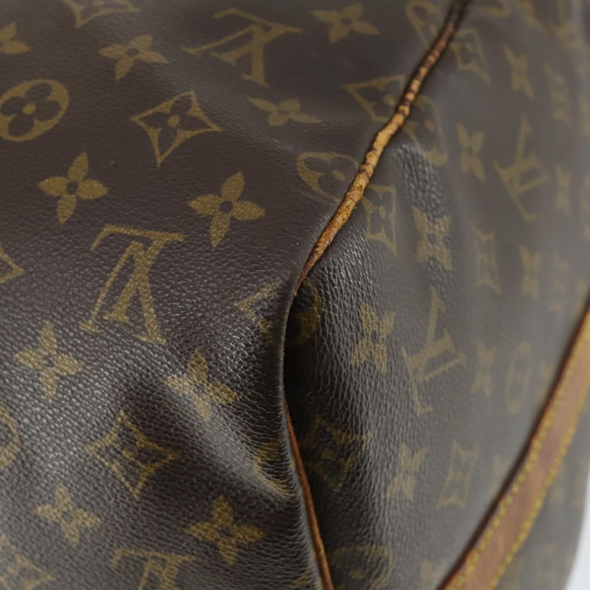 LOUIS VUITTON Monogram Keepall Bandouliere 55 Boston Bag M41414 LV Auth 170219