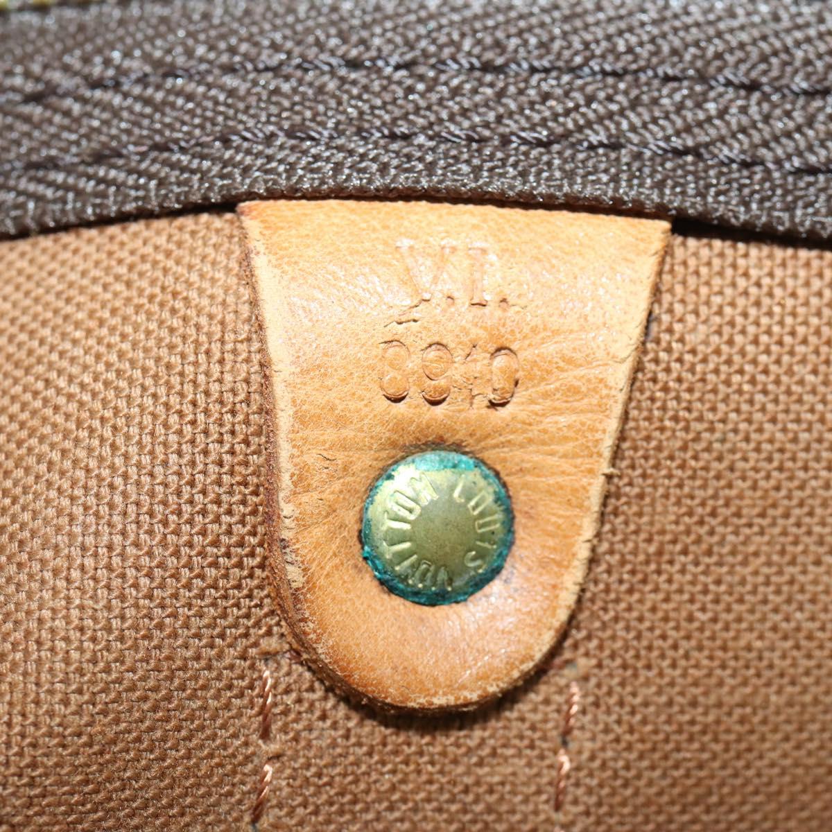LOUIS VUITTON Monogram Keepall Bandouliere 55 Boston Bag M41414 LV Auth 170219