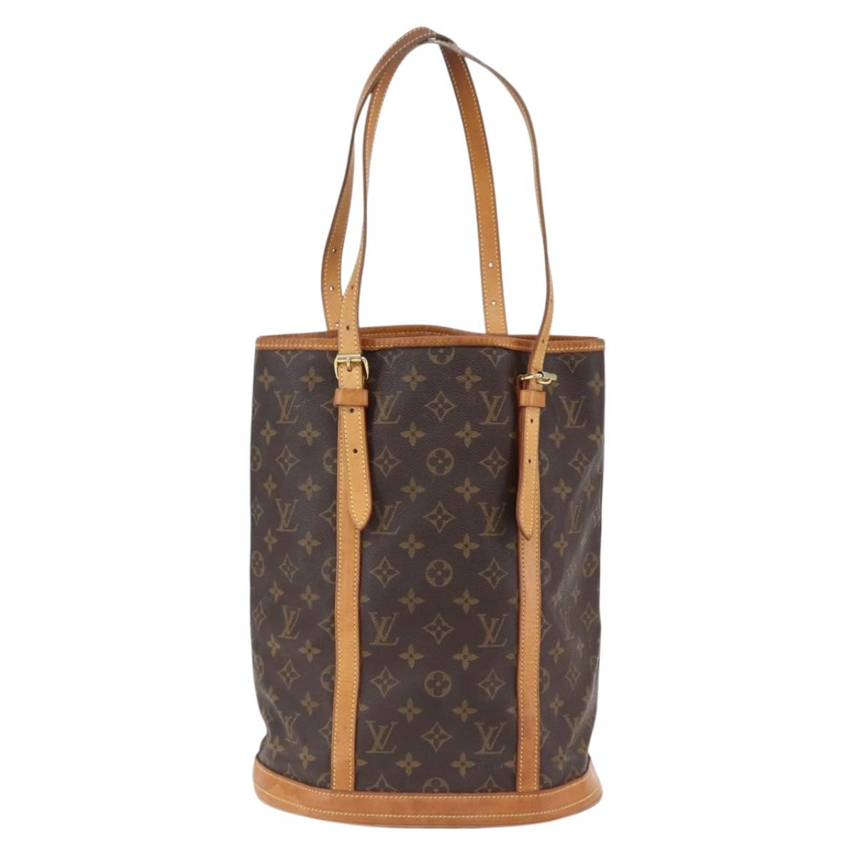 LOUIS VUITTON Monogram Bucket GM Shoulder Bag M42236 LV Auth 170223