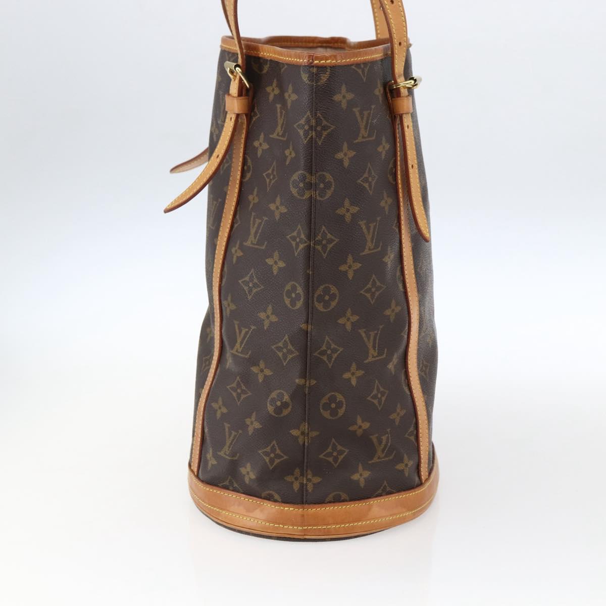 LOUIS VUITTON Monogram Bucket GM Shoulder Bag M42236 LV Auth 170223