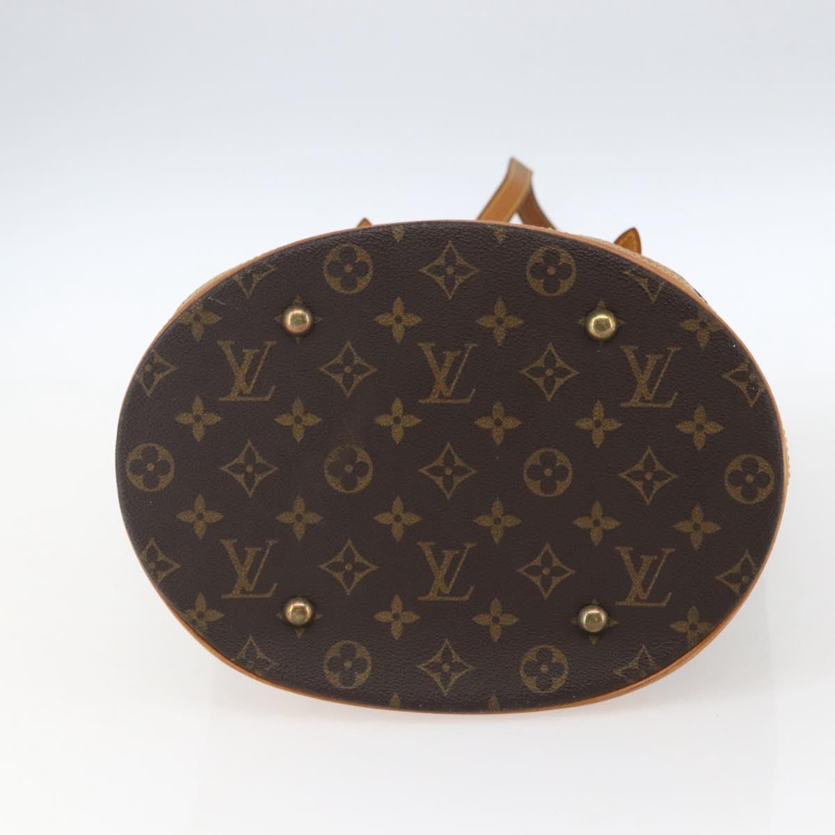 LOUIS VUITTON Monogram Bucket GM Shoulder Bag M42236 LV Auth 170223