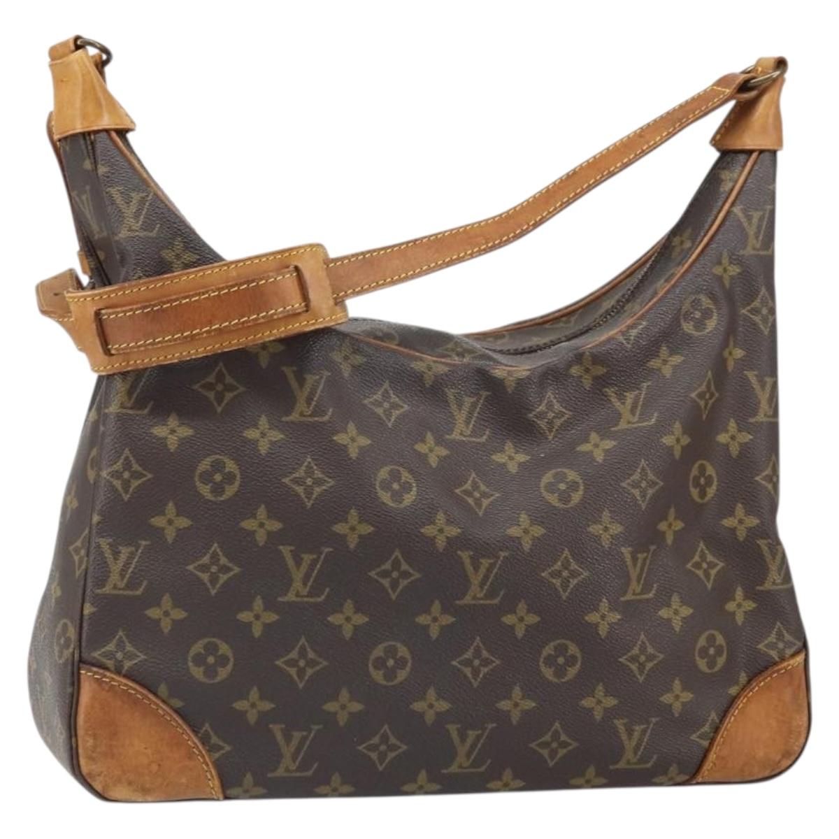 LOUIS VUITTON Monogram Boulogne 35 Shoulder Bag M51260 LV Auth 170225