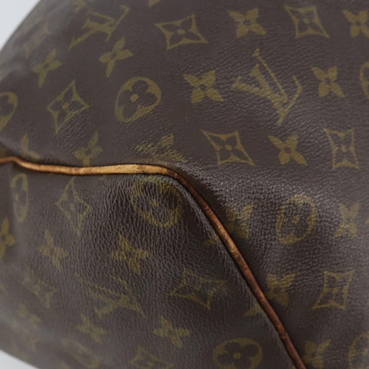 LOUIS VUITTON Monogram Speedy 35 Hand Bag M41524 LV Auth 170231A
