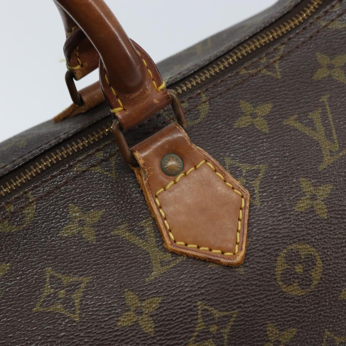 LOUIS VUITTON Monogram Speedy 35 Hand Bag M41524 LV Auth 170231A