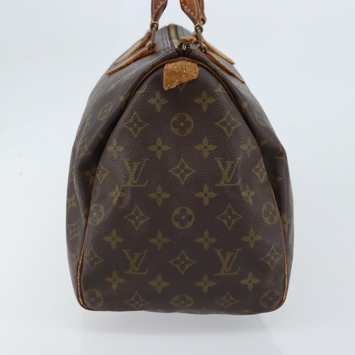 LOUIS VUITTON Monogram Speedy 35 Hand Bag M41524 LV Auth 170231A