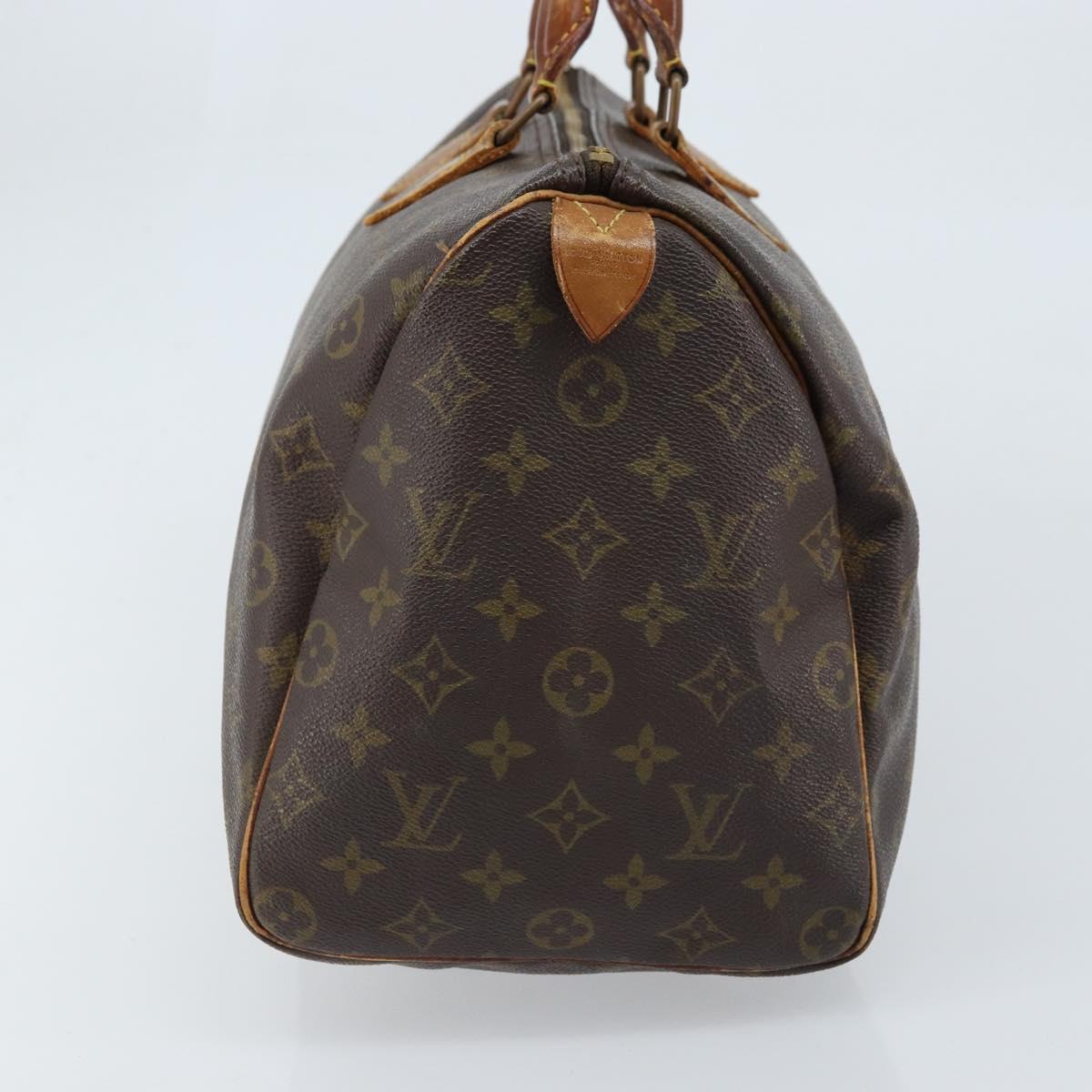 LOUIS VUITTON Monogram Speedy 35 Hand Bag M41524 LV Auth 170231A