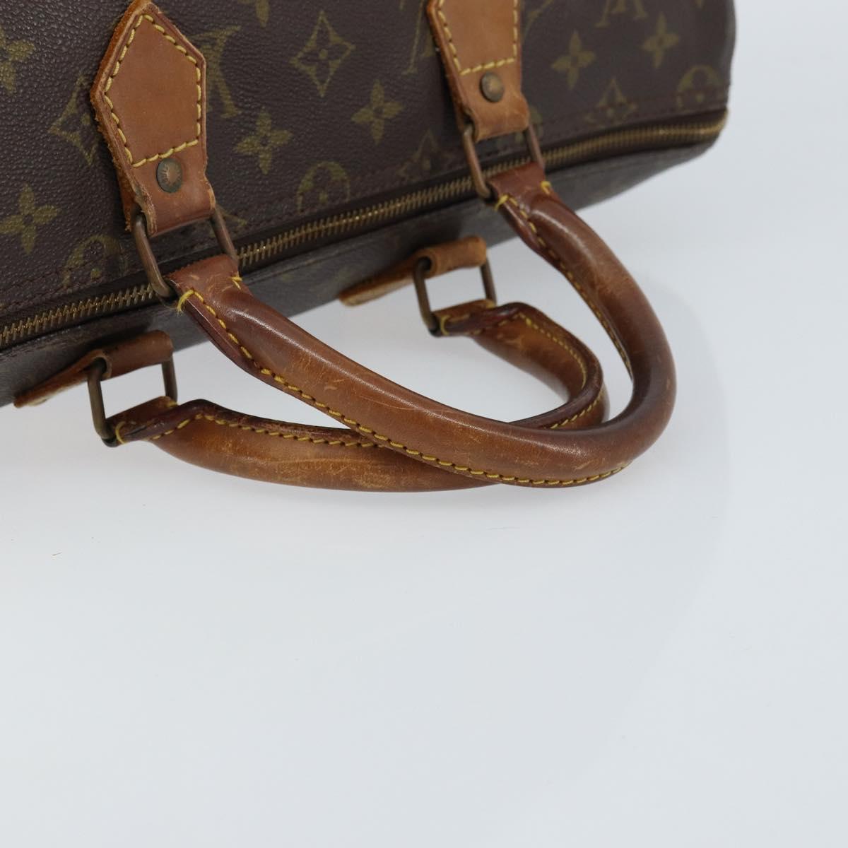 LOUIS VUITTON Monogram Speedy 35 Hand Bag M41524 LV Auth 170231A