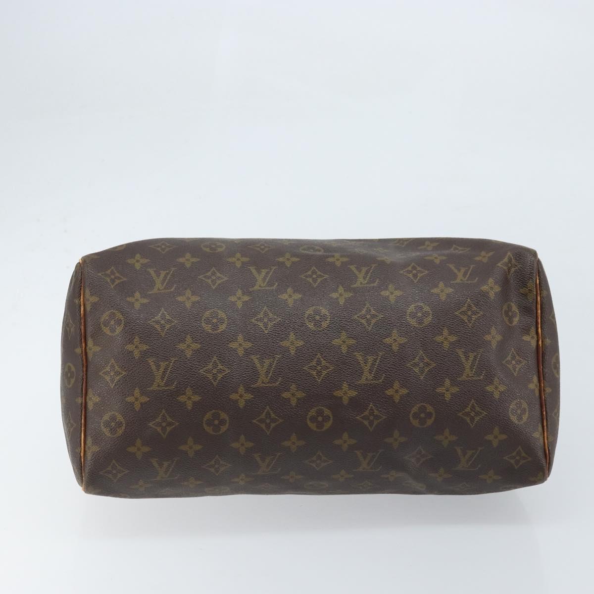 LOUIS VUITTON Monogram Speedy 35 Hand Bag M41524 LV Auth 170231A