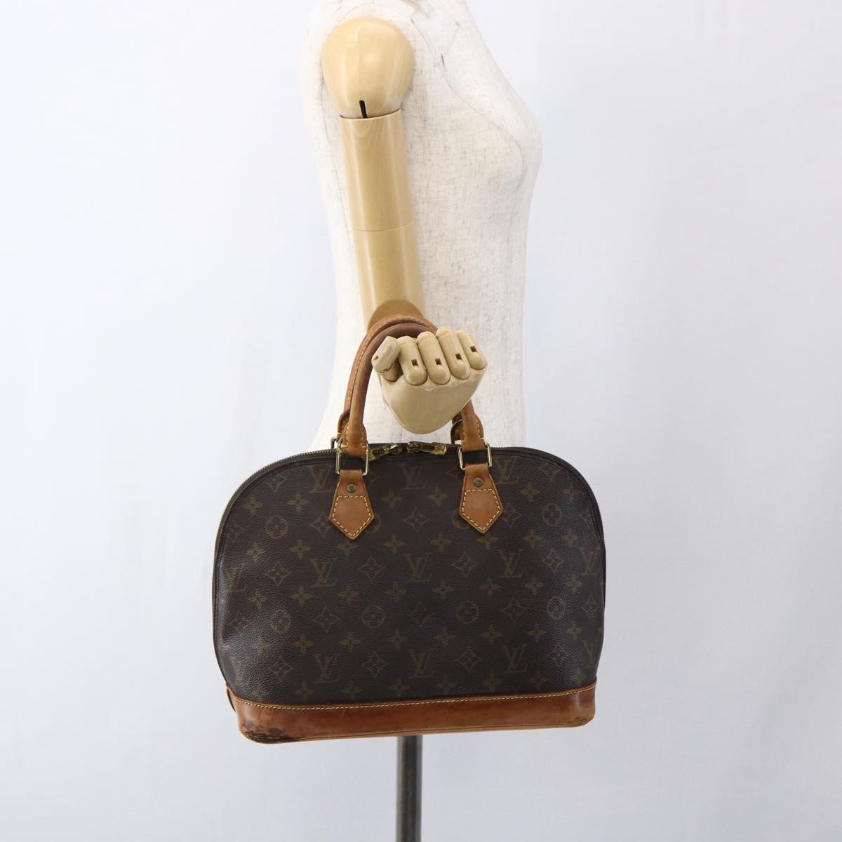 LOUIS VUITTON Monogram Alma Hand Bag M51130 LV Auth 170233