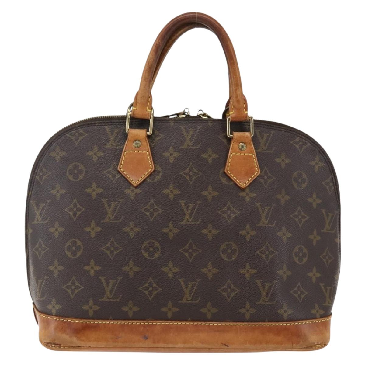 LOUIS VUITTON Monogram Alma Hand Bag M51130 LV Auth 170233