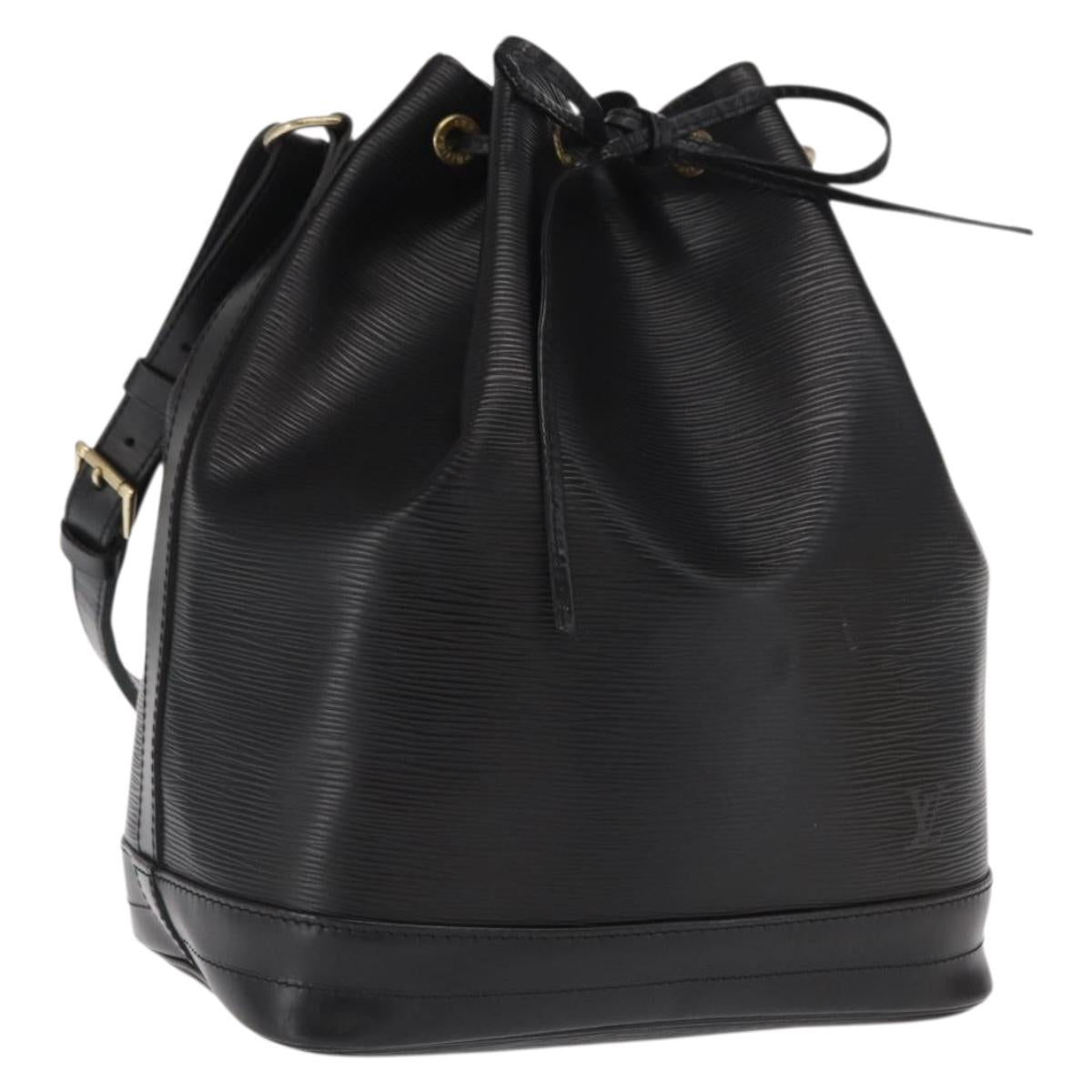 LOUIS VUITTON Epi Noe Shoulder Bag Black M44002 LV Auth 170243V
