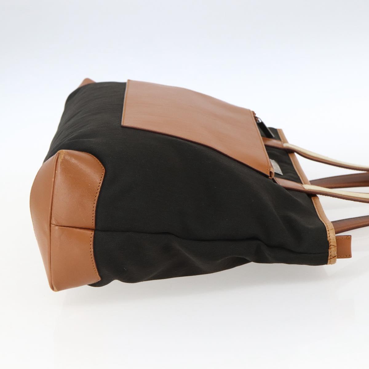 GUCCI Tote Bag Canvas Brown 019 04565 1956 Auth 170250