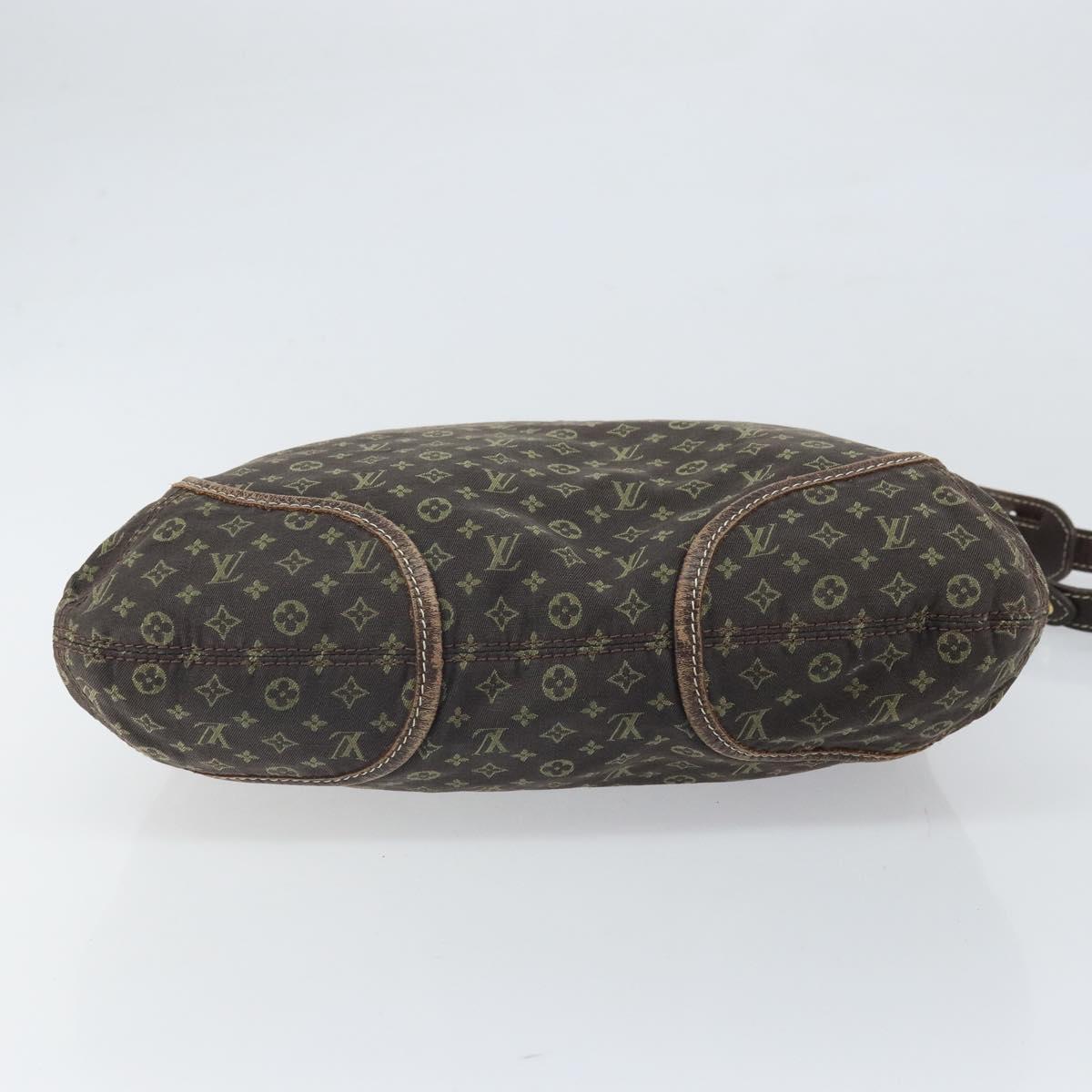LOUIS VUITTON Monogram Mini Lin Buzasu Anjoul Bag Brown M95617 LV Auth 170251