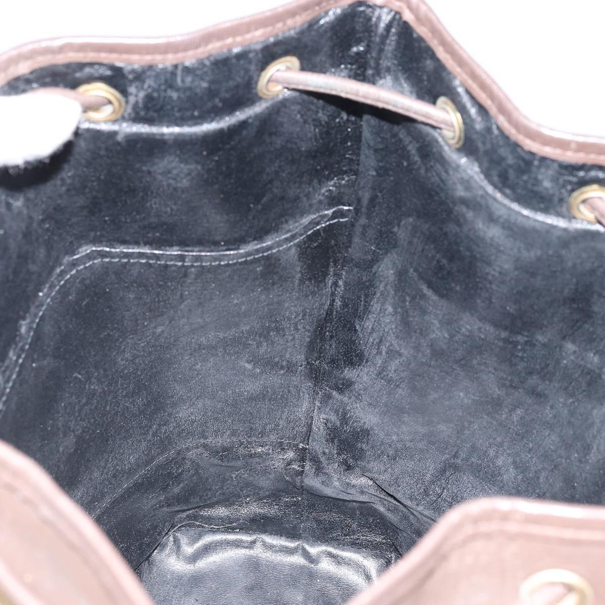 Burberrys Nova Check Shoulder Bag Canvas Beige Gold Auth 170252