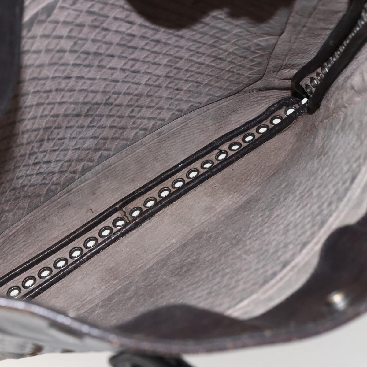 BOTTEGA VENETA INTRECCIATO Tote Bag Leather Brown Auth 170253