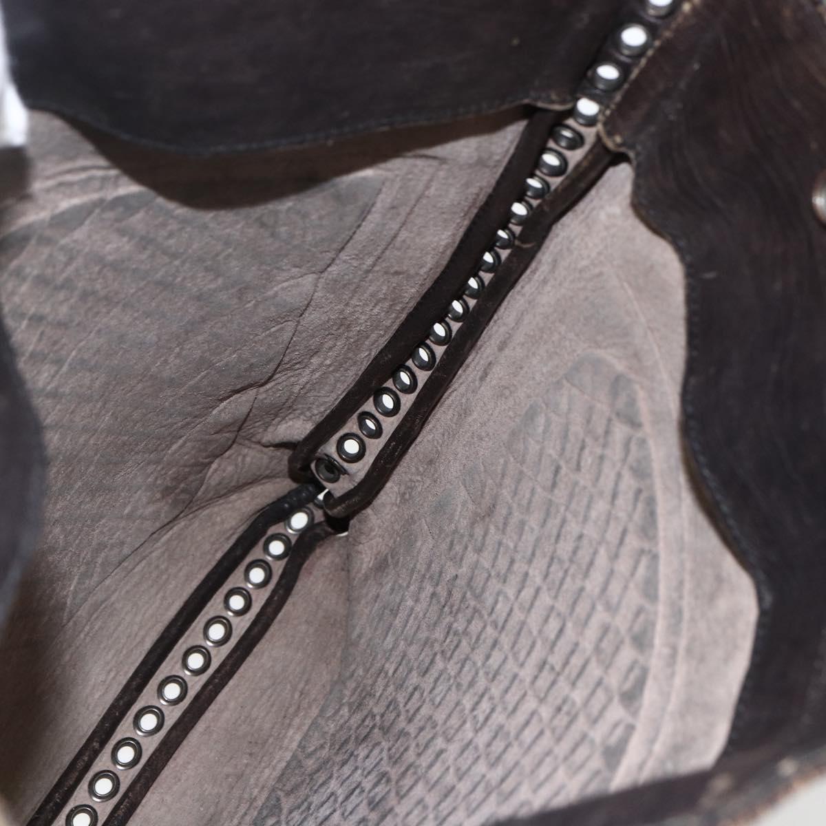 BOTTEGA VENETA INTRECCIATO Tote Bag Leather Brown Auth 170253