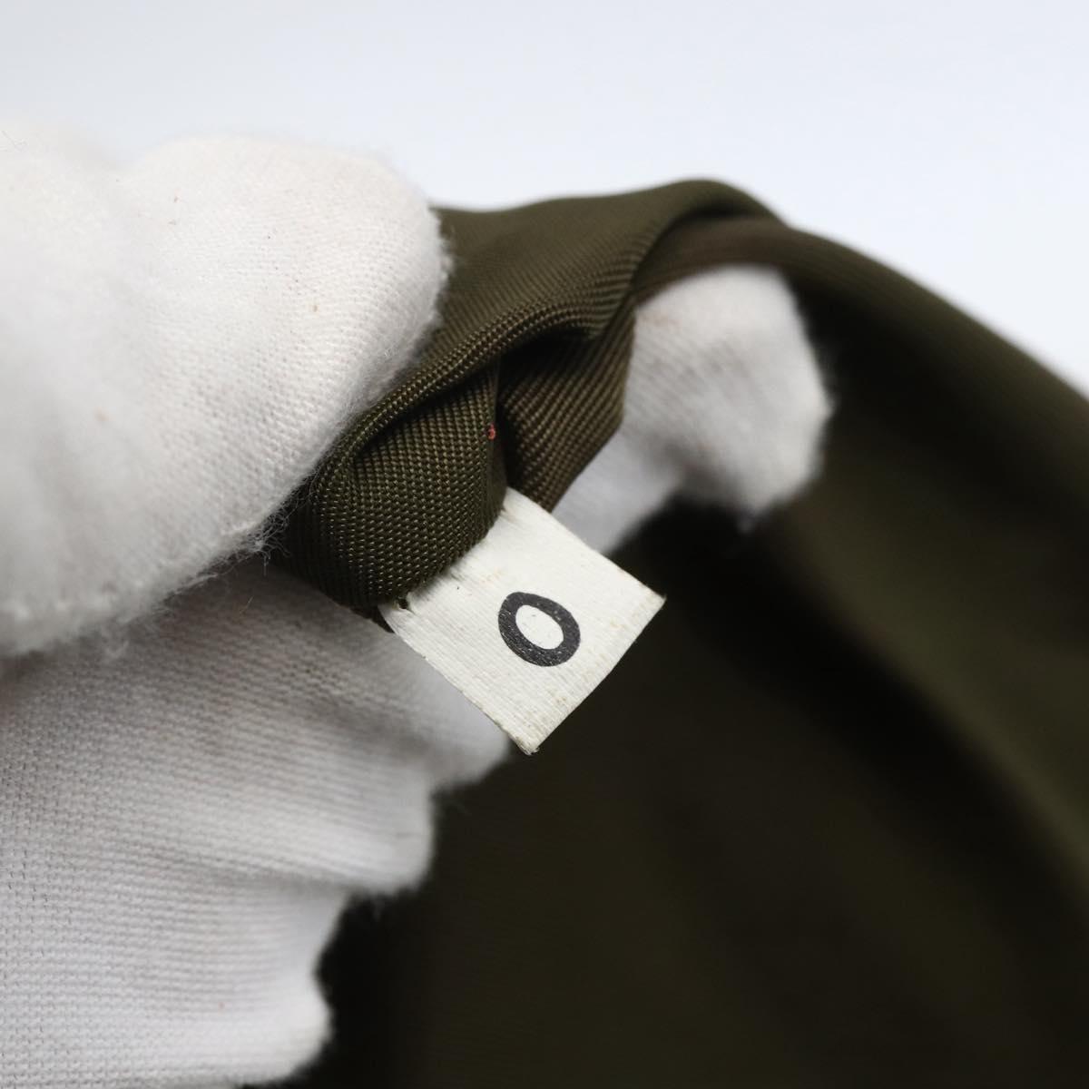 PRADA Hand Bag Nylon Green Auth 170274