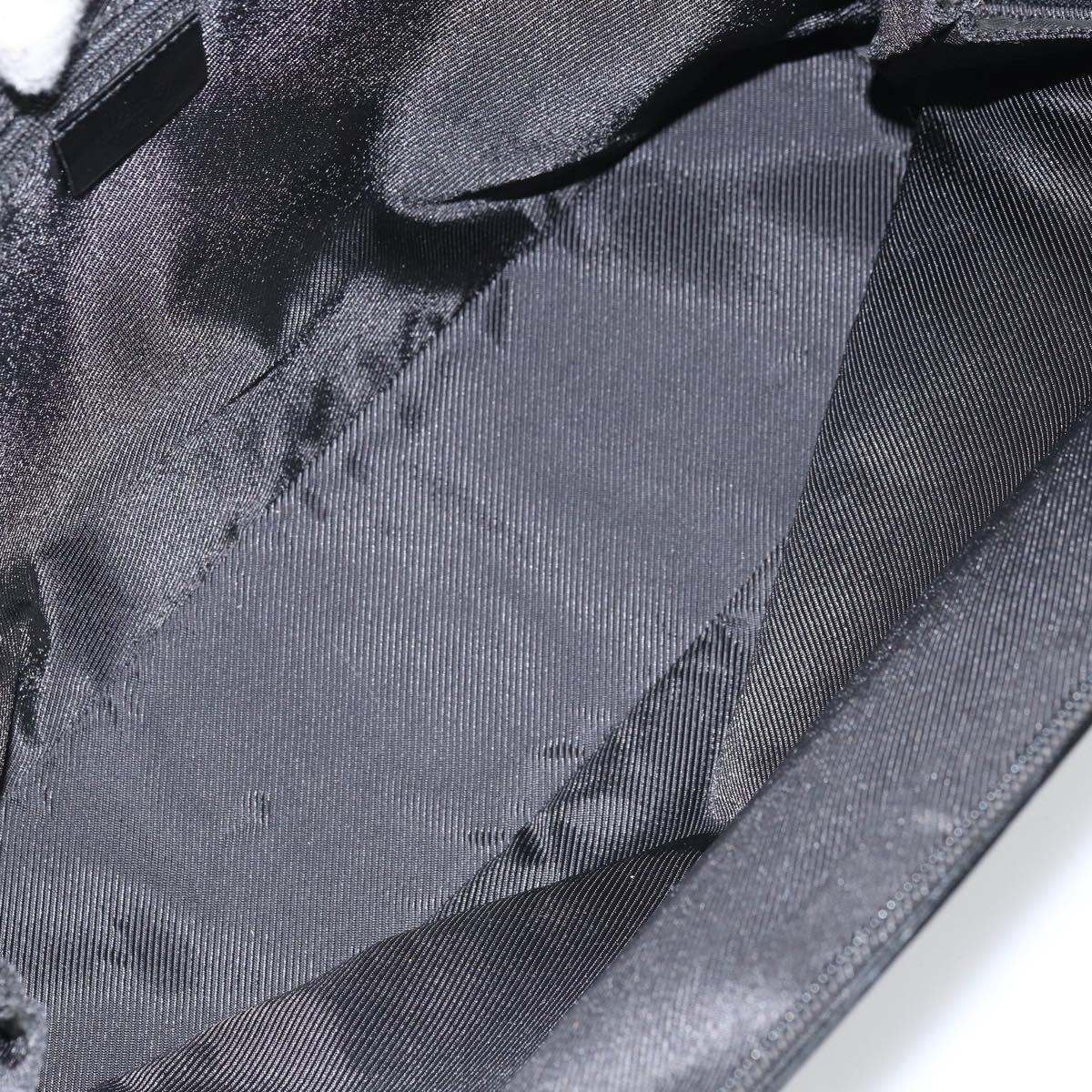GUCCI GG Canvas Tote Bag Black Gold 002 1122 3444 Auth 170298