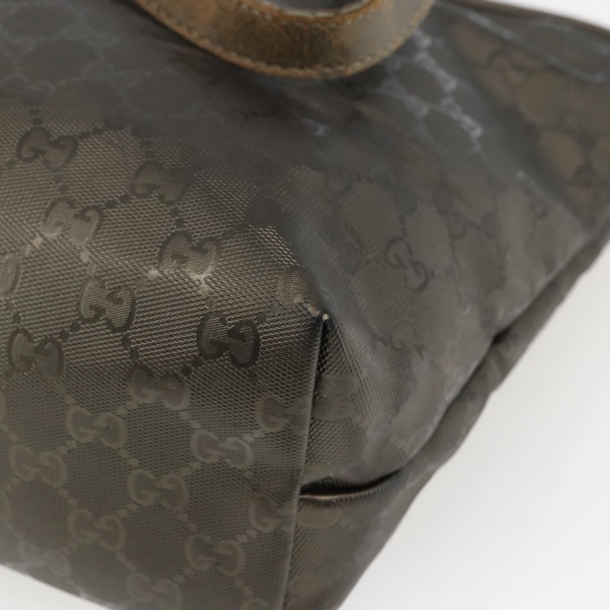 GUCCI GG Implementation Tote Bag Gold 211137 Auth 170316